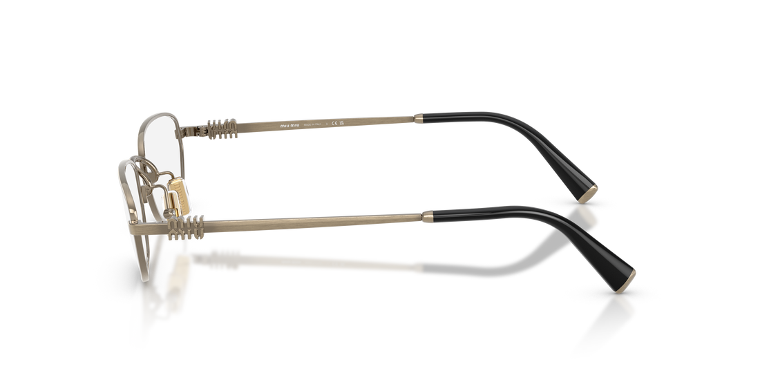 Occhiali da vista miu miu mu 52zv 26c1o1 dorado irregular femenino taglia 53mm - Vista dettagliata