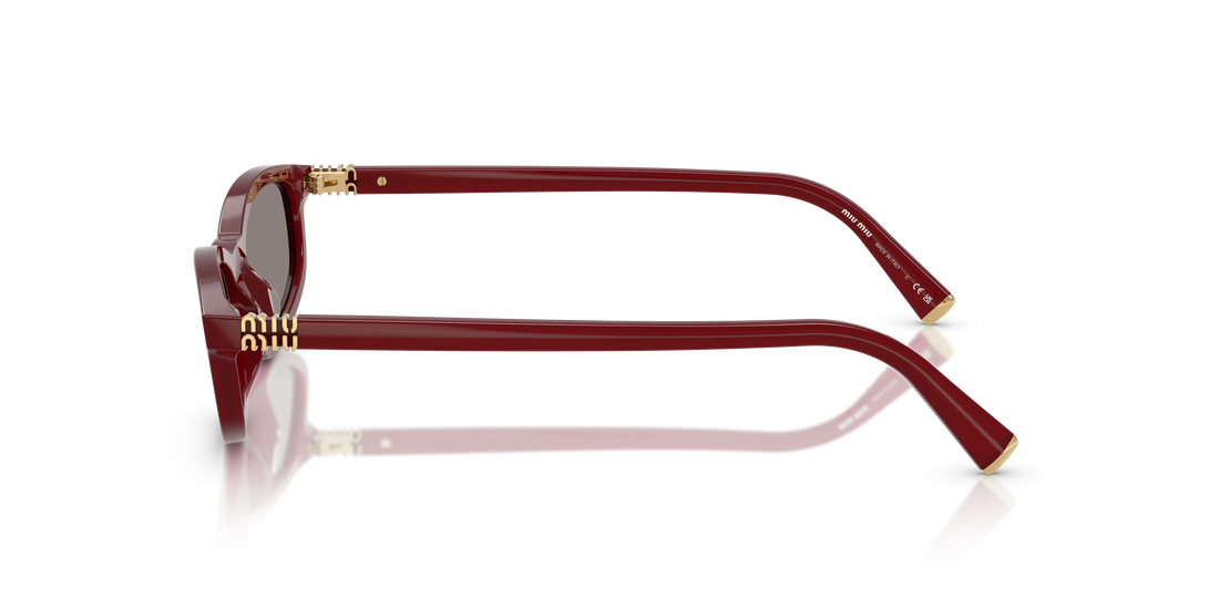 Gafas de sol miu miu mu a06s 21i80q rojo irregular femenino talla 54mm - Vista de detalle