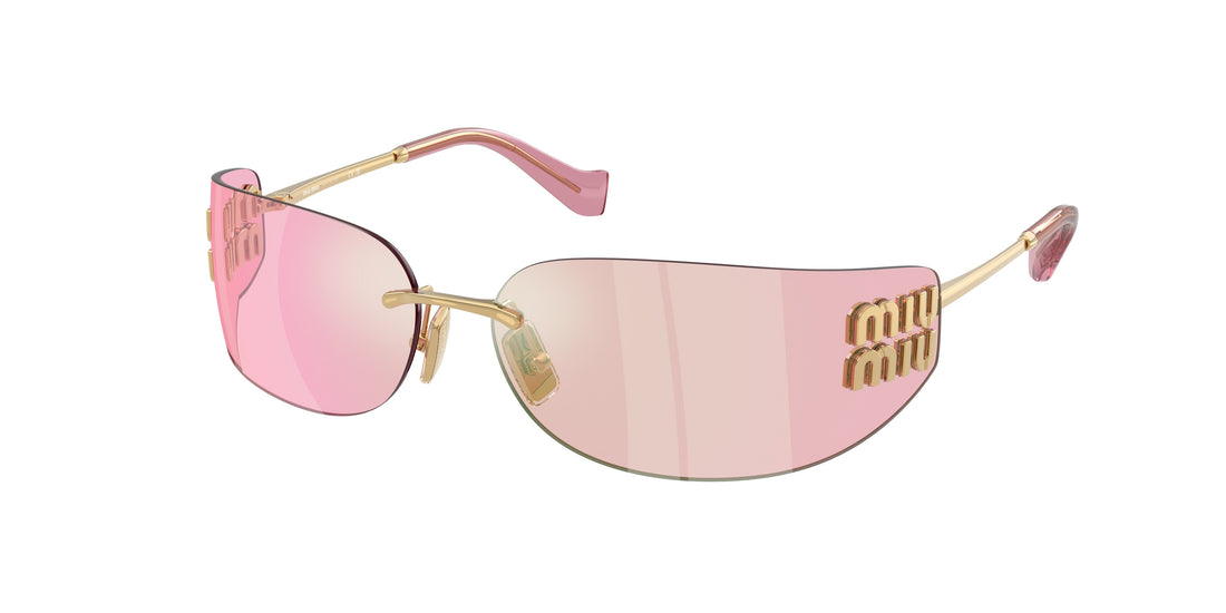 Occhiali da sole miu miu mu a51s 5ak90y dorado rectangular femenino taglia 75mm - Vista principale