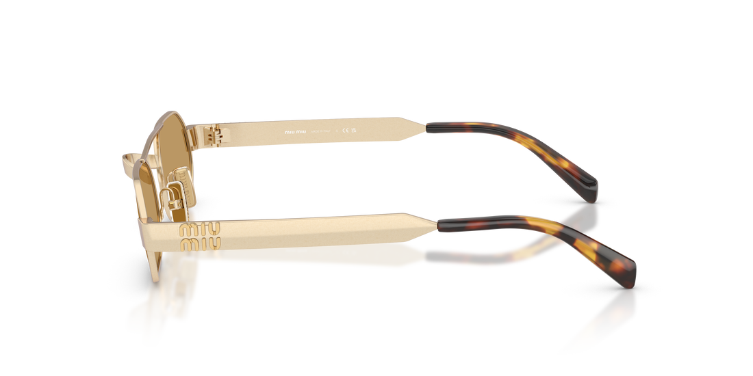 Gafas de sol miu miu mu b52s 22m10y dorado oval femenino talla 52mm - Vista de detalle