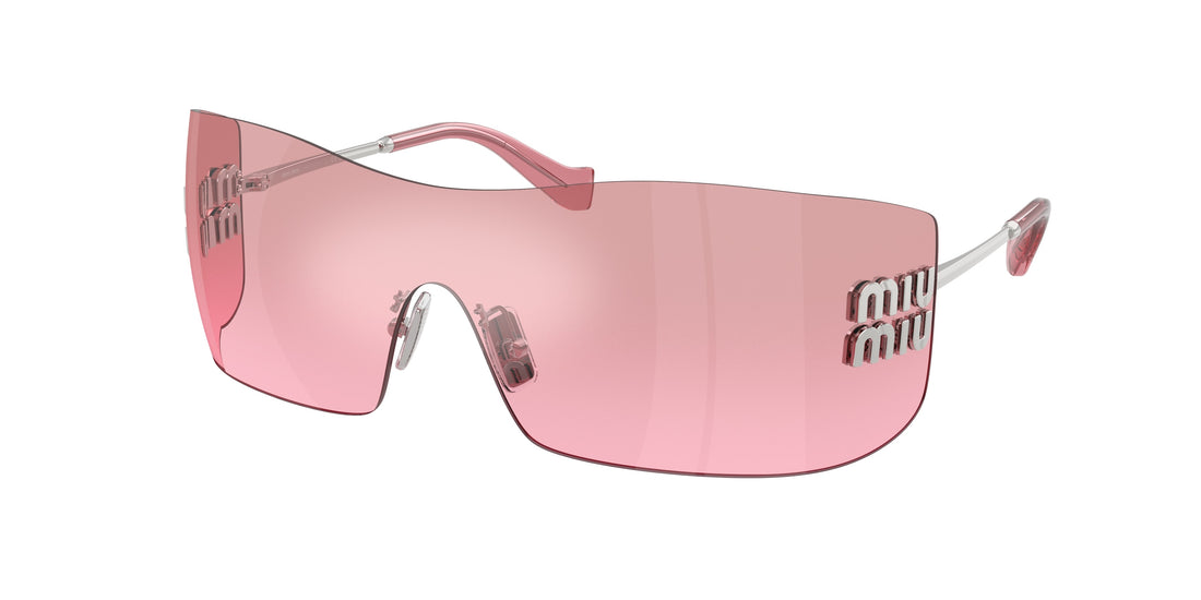 Gafas de sol miu miu mu b53s 1bc70y plateado rectangular femenino talla 44mm - Vista principal