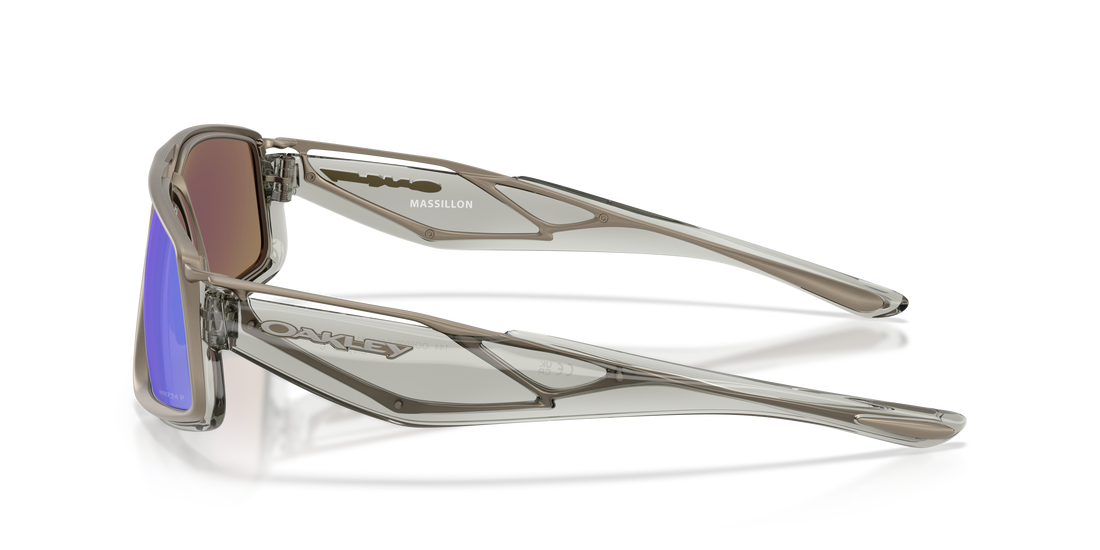 Occhiali da sole oakley oo6029 massillon 602904 gris rectangular unisex taglia 61mm - Vista dettagliata