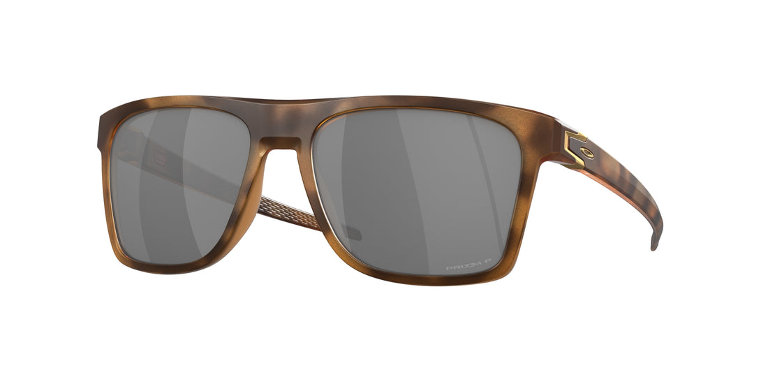Óculos de sol oakley oo9100 leffingwell 910018 marron rectangular masculino tamanho 57mm - Vista principal