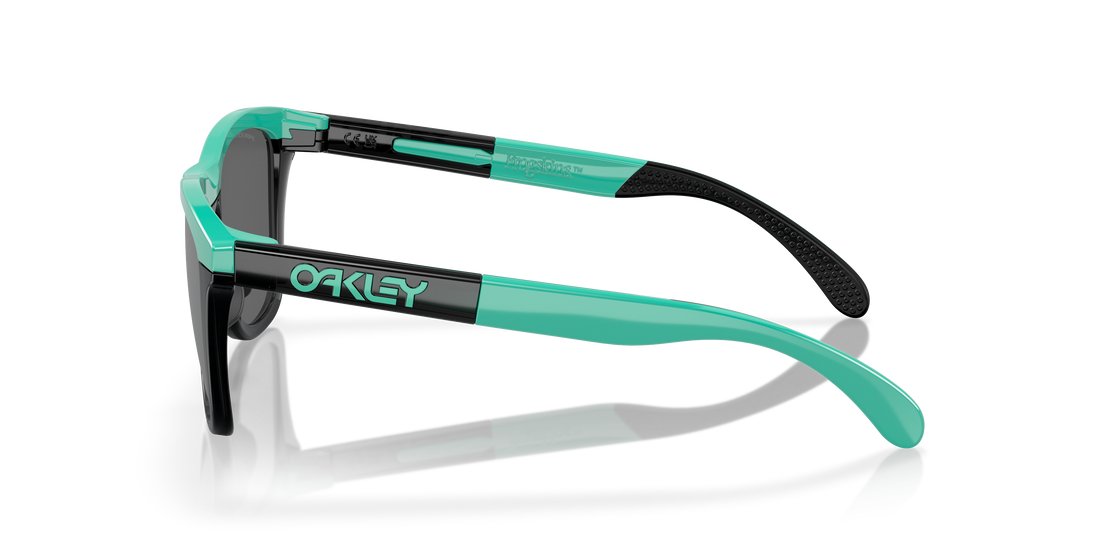 Óculos de sol oakley oo9284 frogskins range 928410 azul square masculino tamanho 55mm - Vista de detalhe