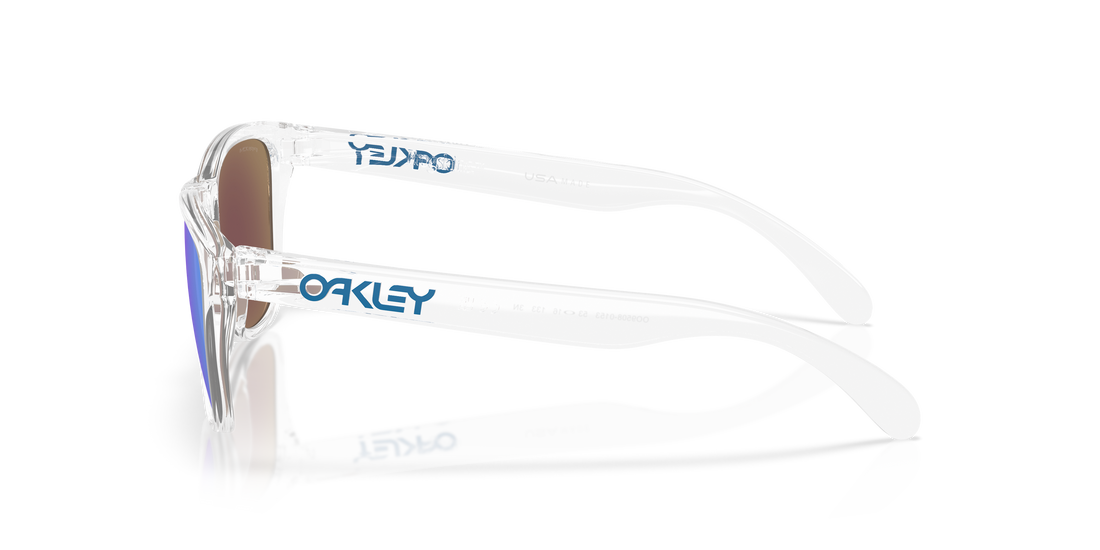 Occhiali da sole oakley oo9508 frogskins s 950801 transparente round masculino taglia 53mm - Vista dettagliata