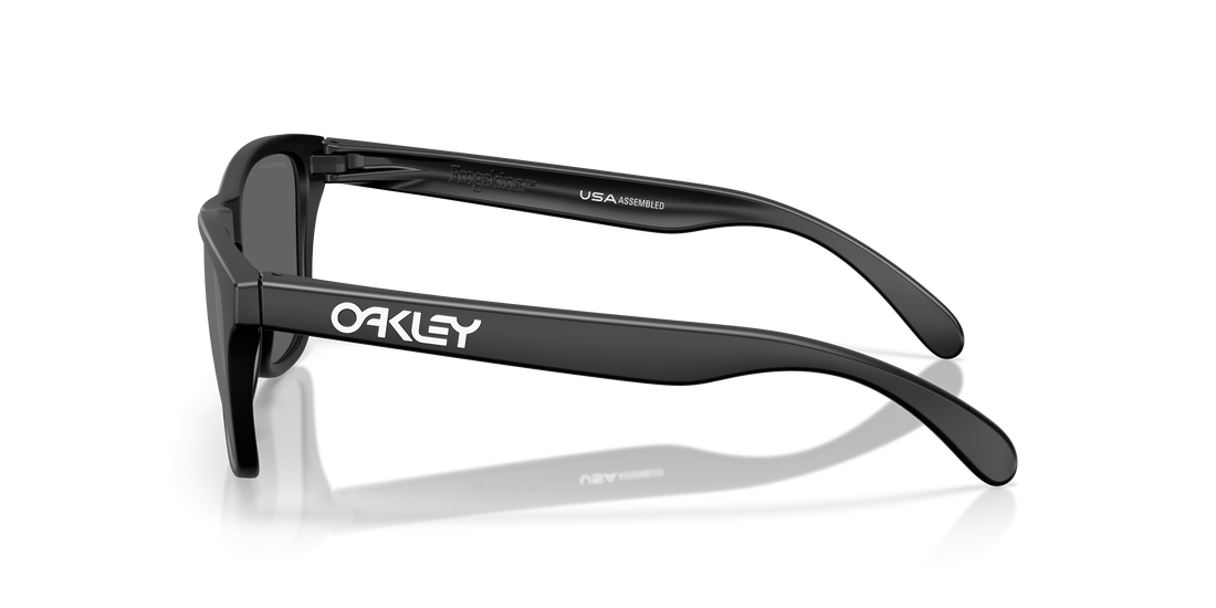 Occhiali da sole oakley oo9508 frogskins s 950806 negro round masculino taglia 53mm - Vista dettagliata
