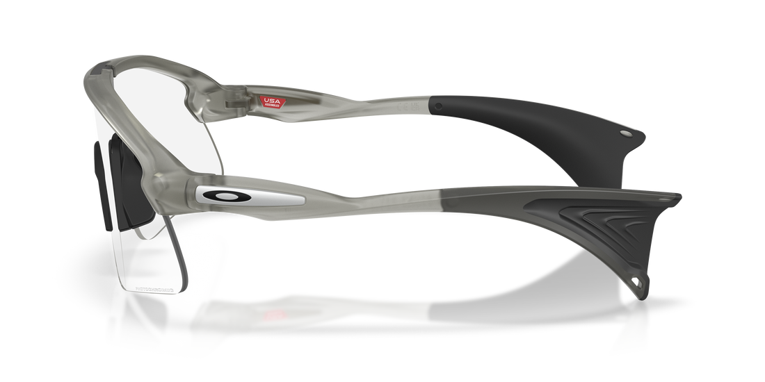 Óculos de sol oakley oo9518 stunt devil s 951808 gris rectangular unisex tamanho 36mm - Vista de detalhe