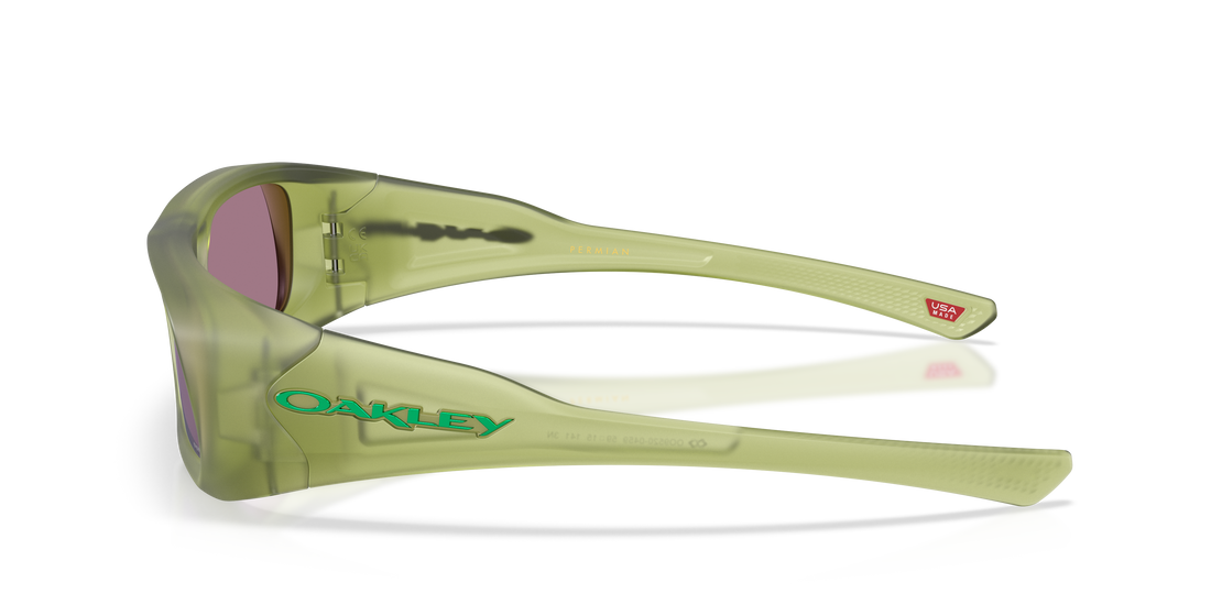 Occhiali da sole oakley oo9520 permian 952004 verde rectangular unisex taglia 59mm - Vista dettagliata