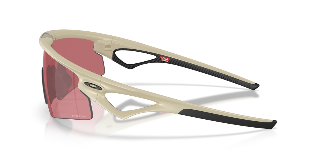 Lunettes de soleil oakley oo9531 sphaera strike 953107 beige rectangular unisex taille 37mm - Vue détaillée