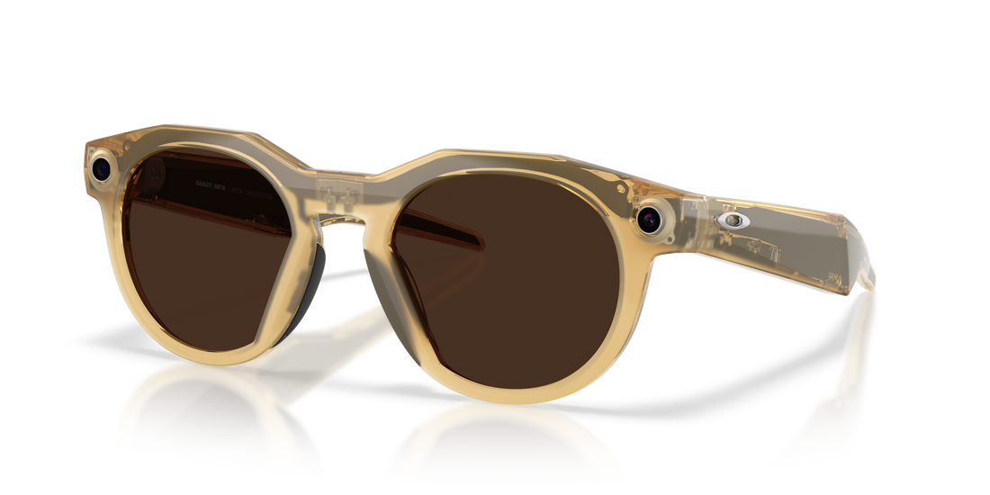 Occhiali da sole oakley meta ow8002 hstn 800208 amarillo round unisex taglia 51mm - Vista dettagliata