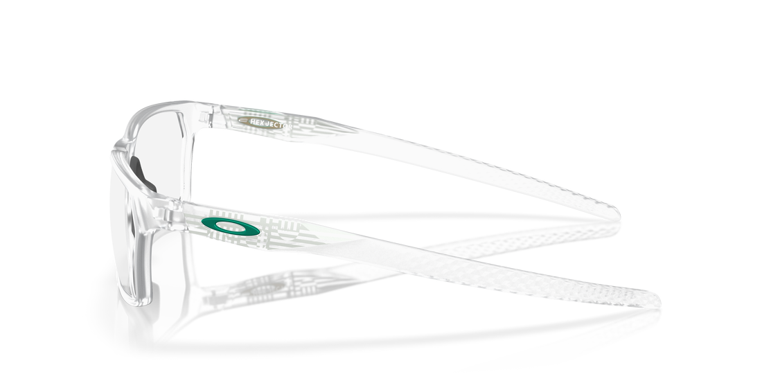 Prescription glasses oakley ox8032 hex jector 803209 blanco rectangular masculina size 55mm - Detailed view