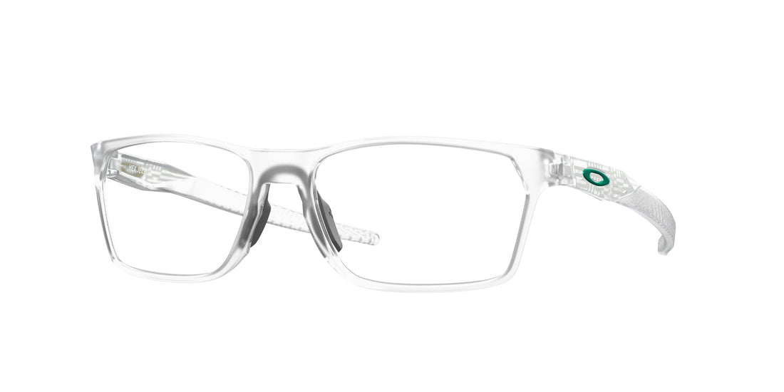 Prescription glasses oakley ox8032 hex jector 803209 blanco rectangular masculina size 55mm - Main view