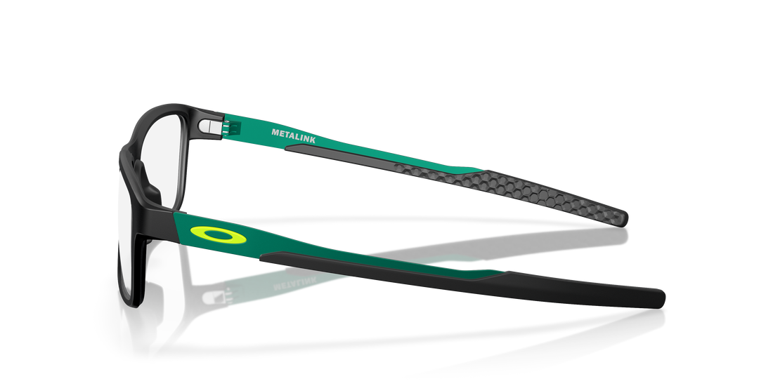 Gafas graduadas oakley ox8153 metalink 815313 negro rectangular masculina talla 57mm - Vista de detalle