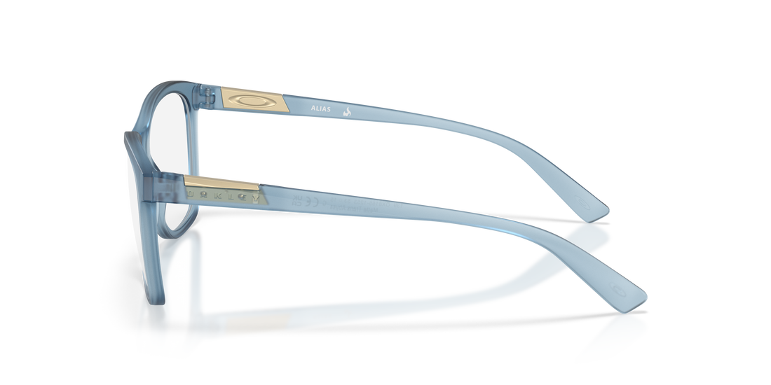 Prescription glasses oakley ox8155 alias 815512 azul round femenino size 53mm - Detailed view