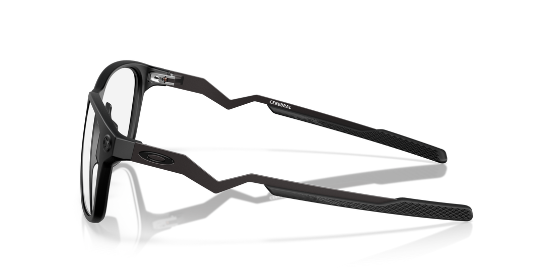 Gafas graduadas oakley ox8187 cerebral 818701 negro rectangular masculina talla 57mm - Vista de detalle