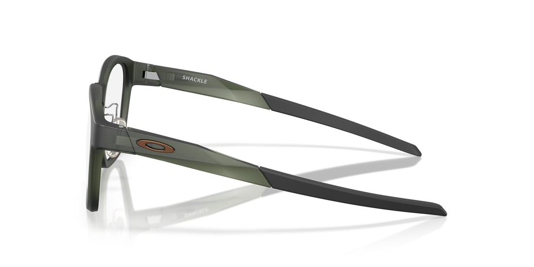 Óculos graduados oakley ox8197d shackle 819703 verde square unisex tamanho 50mm - Vista de detalhe