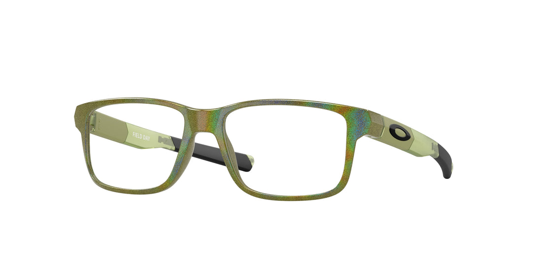 Prescription glasses oakley oy8007 field day 800713 verde square infantil size 46mm - Main view