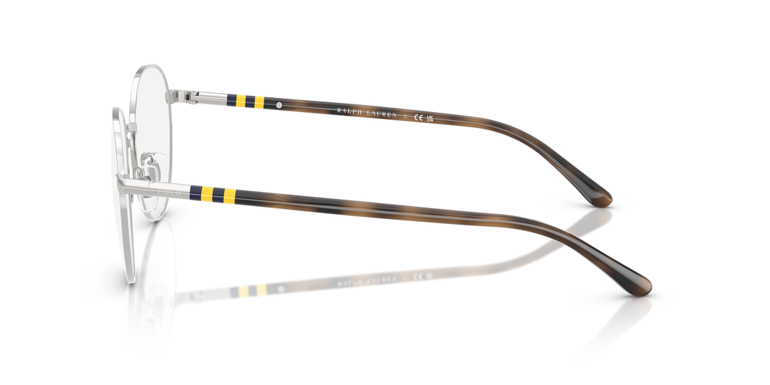 Occhiali da vista polo ph1236 9001 plateado round masculino taglia 53mm - Vista dettagliata