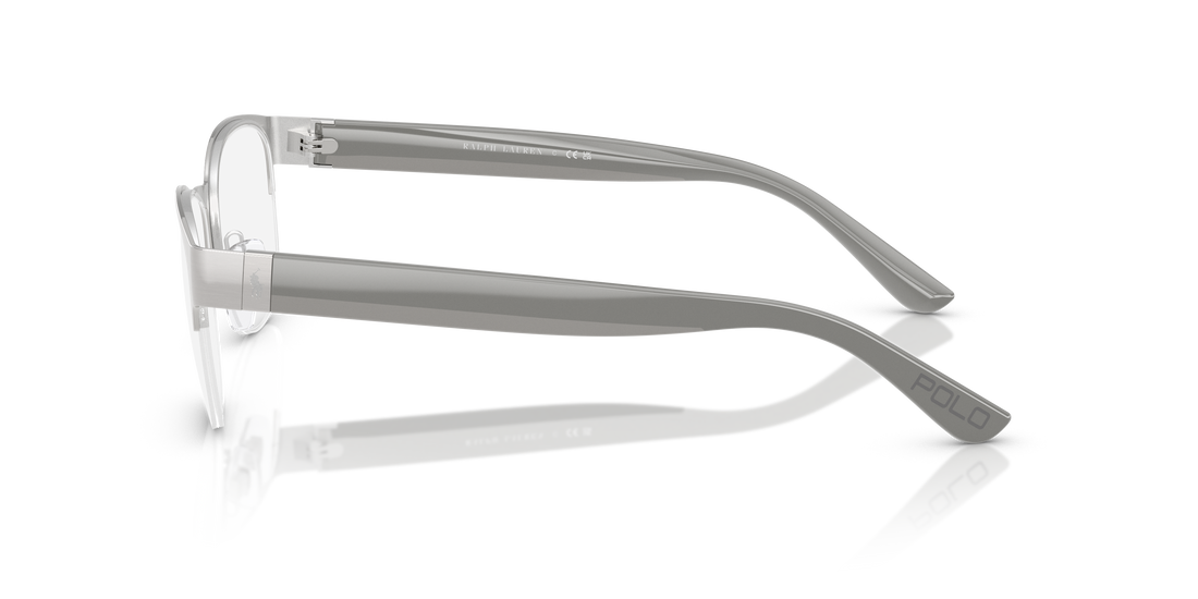 Prescription glasses polo ph1238 9423 plateado round masculino size 54mm - Detailed view