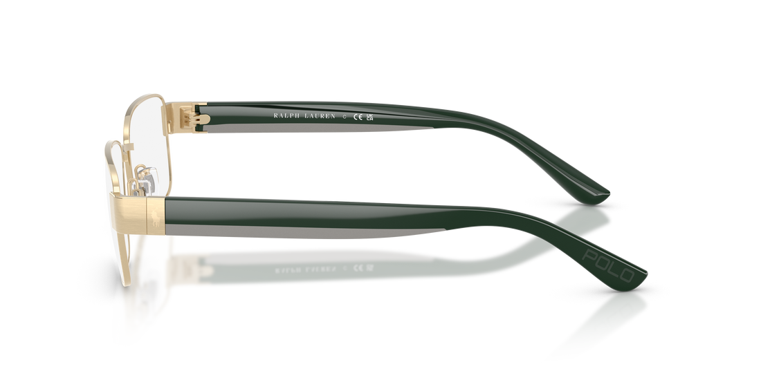 Prescription glasses polo ph1239 9211 oro rectangular masculino size 55mm - Detailed view