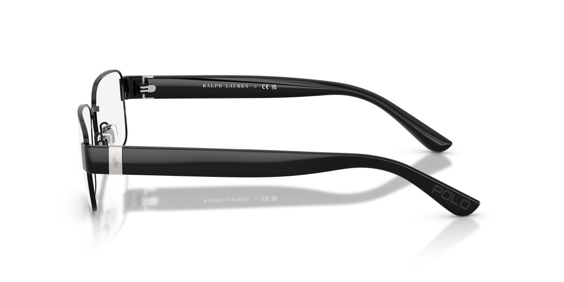 Prescription glasses polo ph1239 9223 negro rectangular masculino size 57mm - Detailed view