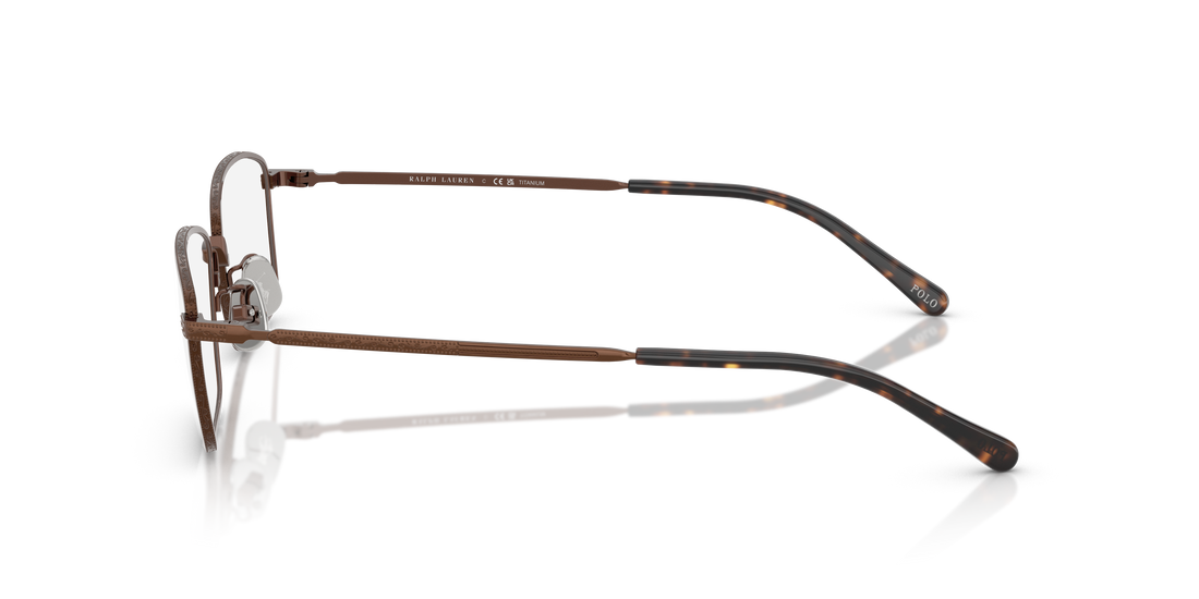 Occhiali da vista polo ph1240td 9147 marron rectangular masculino taglia 55mm - Vista dettagliata