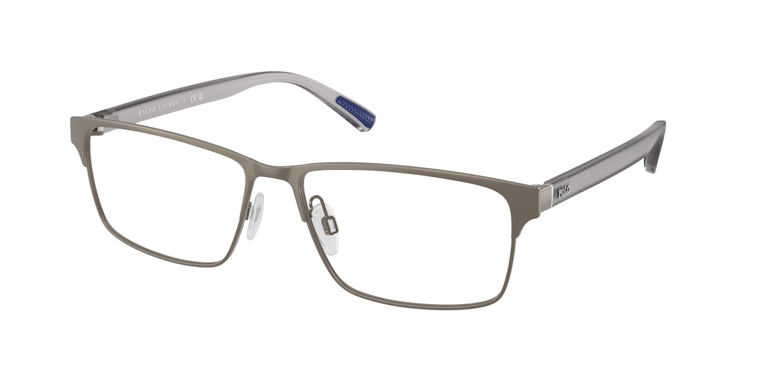 Prescription glasses polo ph1243 9266 gris rectangular masculino size 58mm - Main view