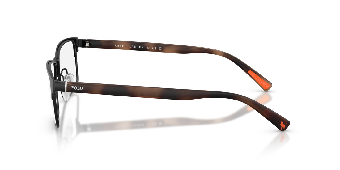 Prescription glasses polo ph1243 9267 negro rectangular masculino size 56mm - Detailed view