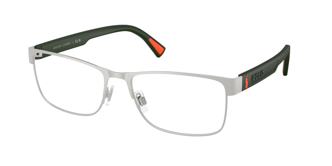 Brillen polo ph1244 9316 plateado rectangular masculino größe 57mm - Hauptansicht