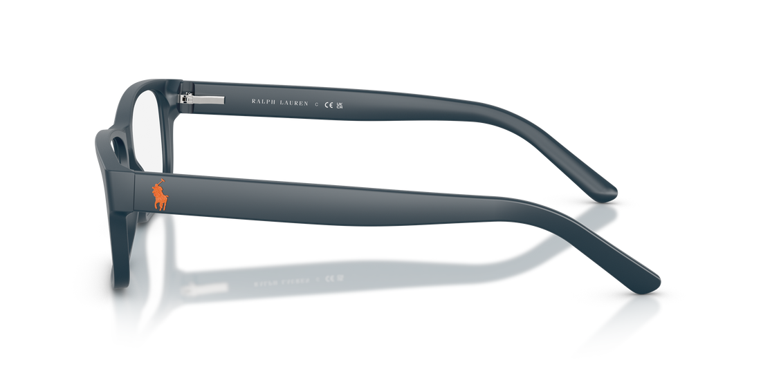 Prescription glasses polo ph2117 5465 azul rectangular masculino size 54mm - Detailed view