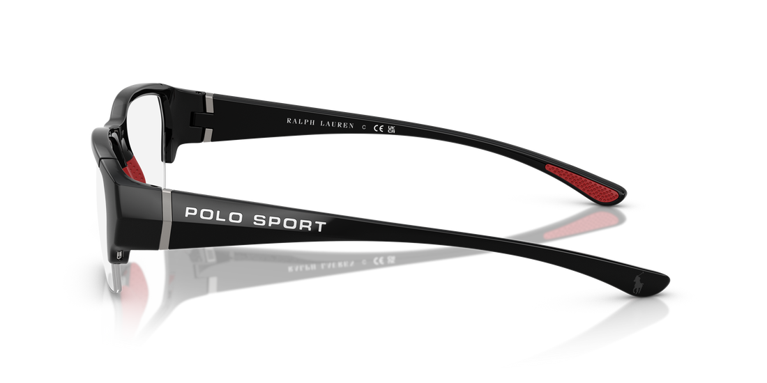 Prescription glasses polo ph2279u 5001 negro rectangular masculino size 55mm - Detailed view