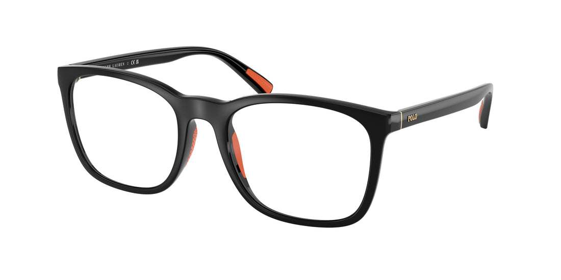 Prescription glasses polo ph2281u 5001 negro rectangular masculina size 54mm - Main view