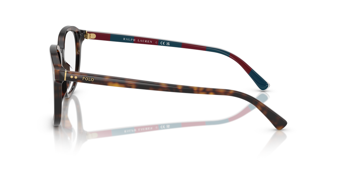 Óculos graduados polo ph2283u 6213 carey round masculina tamanho 52mm - Vista de detalhe