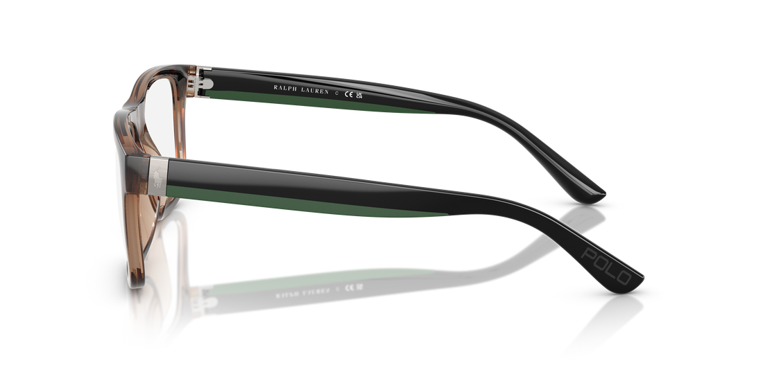 Prescription glasses polo ph2290u 5974 havana rectangular masculino size 56mm - Detailed view