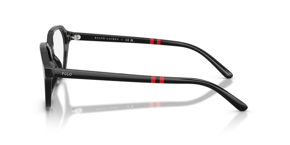 Prescription glasses polo ph2295u 5001 negro square masculino size 53mm - Detailed view