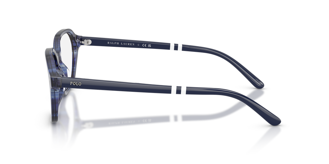 Prescription glasses polo ph2295u 6314 azul square masculino size 53mm - Detailed view