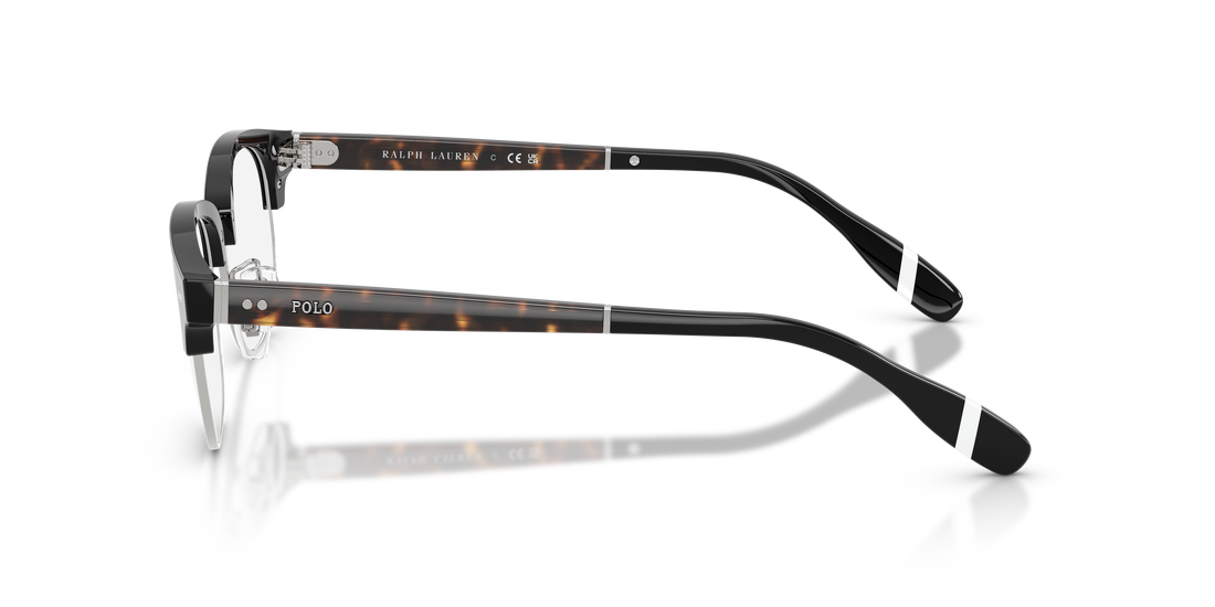 Prescription glasses polo ph2298d 5001 negro square masculino size 51mm - Detailed view