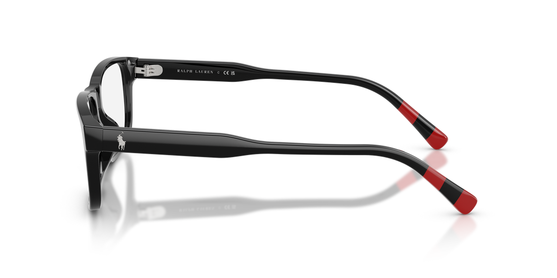Brillen polo ph2302u 5001 negro rectangular masculino größe 55mm - Detailansicht