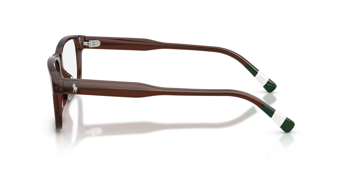 Brillen polo ph2302u 6315 marron rectangular masculino größe 57mm - Detailansicht