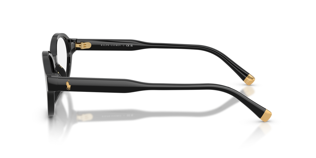 Brillen polo ph2305u 5001 negro oval masculino größe 50mm - Detailansicht