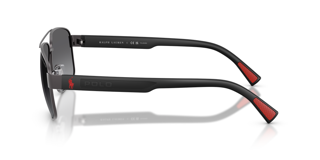 Lunettes de soleil polo ph3165 9215t3 gris pilot masculino taille 61mm - Vue détaillée