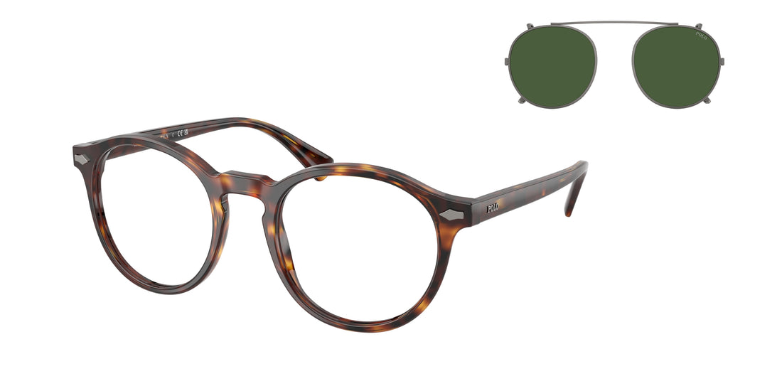 Occhiali da sole polo ph4218 623371 havana round masculino taglia 51mm - Vista principale
