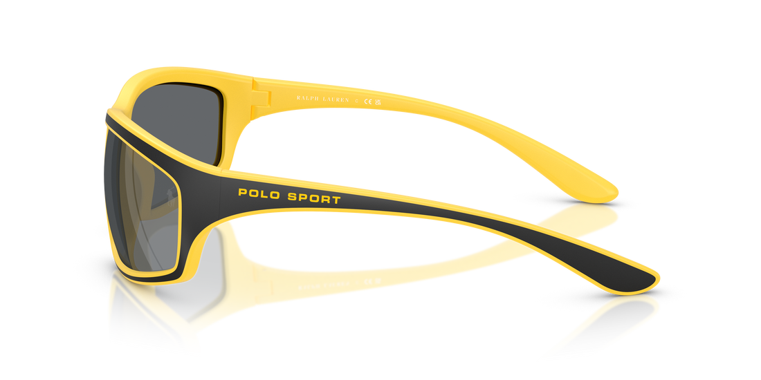 Occhiali da sole polo ph4227u 51076g amarillo rectangular masculino taglia 66mm - Vista dettagliata