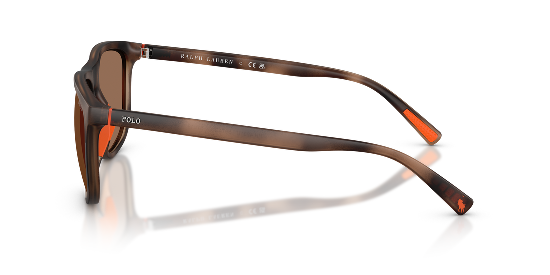 Occhiali da sole polo ph4231u 597473 havana pillow masculino taglia 57mm - Vista dettagliata