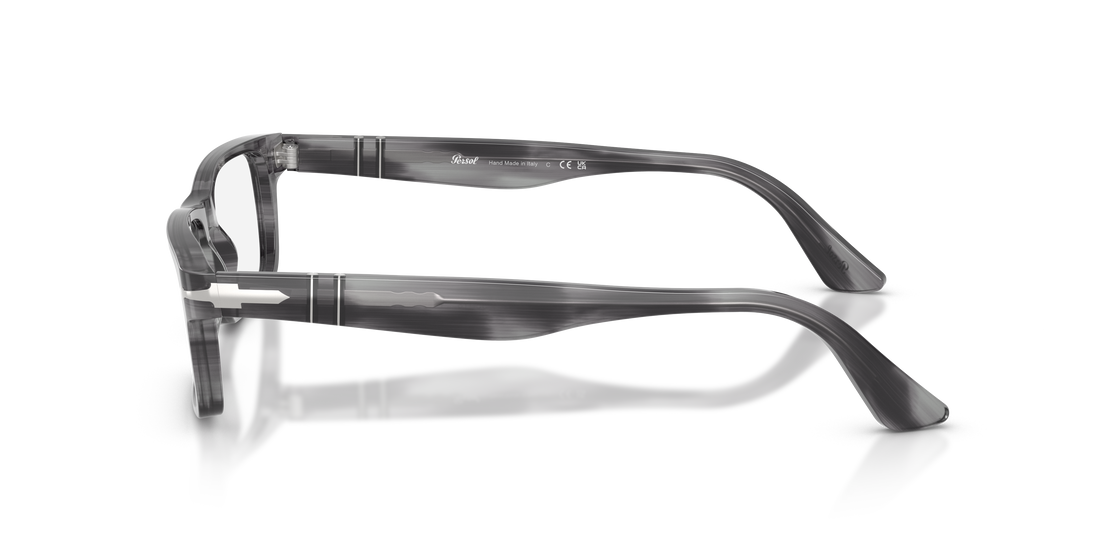 Prescription glasses persol po3050v 1192 gris rectangular masculino size 53mm - Detailed view