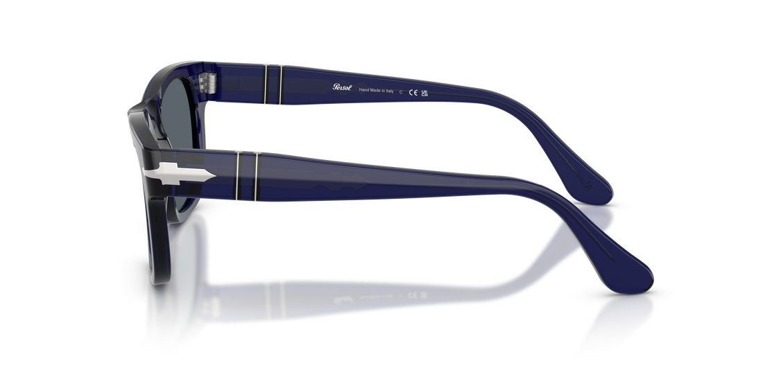 Óculos de sol persol po3269s 181/r5 azul rectangular unisex tamanho 52mm - Vista de detalhe