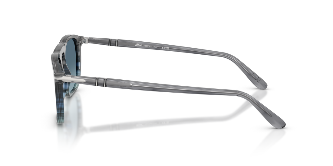 Óculos de sol persol po3391s gae 1205q8 gris square unisex tamanho 53mm - Vista de detalhe