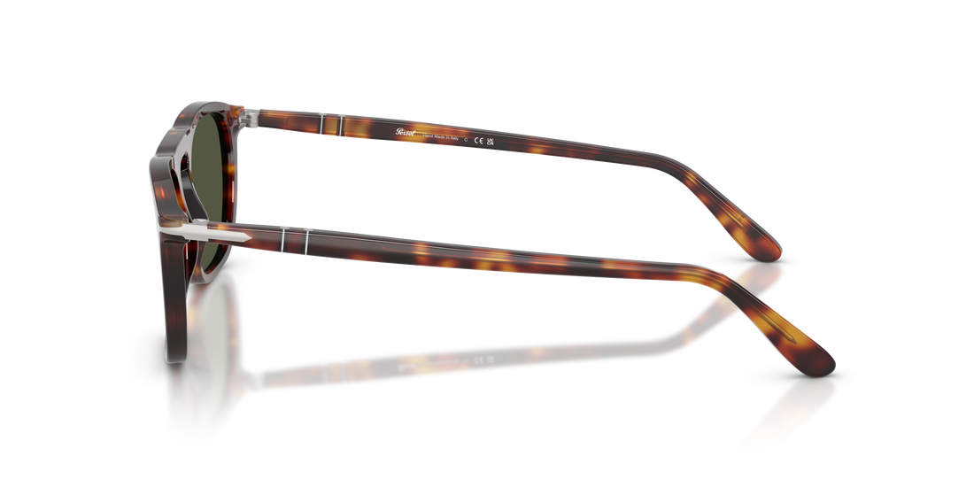 Óculos de sol persol po3391s gae 24/31 havana square unisex tamanho 53mm - Vista de detalhe