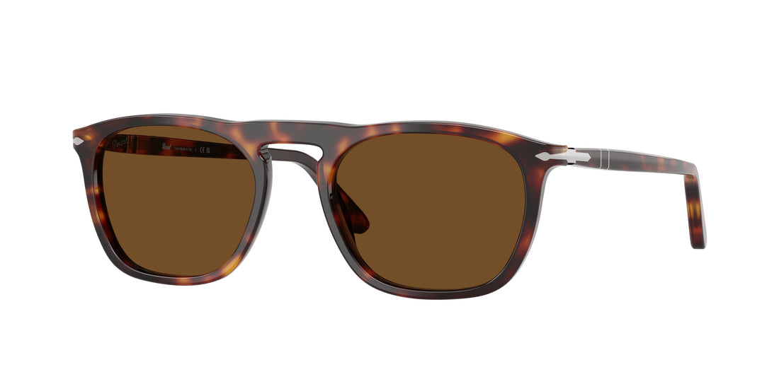 Óculos de sol persol po3391s gae 24/57 havana square unisex tamanho 55mm - Vista principal