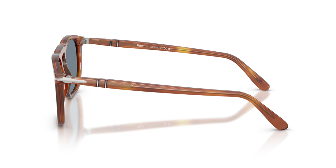 Óculos de sol persol po3391s gae 96/56 marron square unisex tamanho 53mm - Vista de detalhe